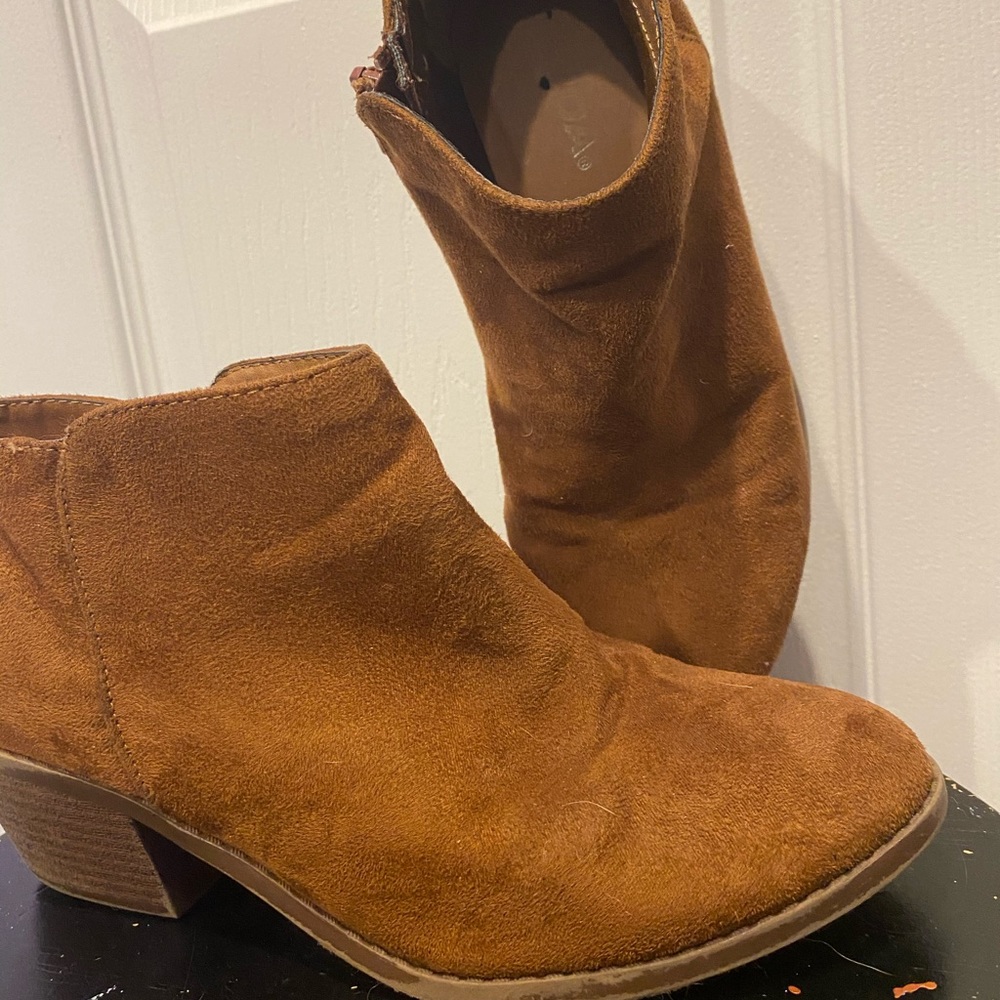 Brown Soda Ankle Booties